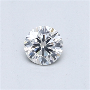 Picture of Natural Diamond 0.41 Carats, Round with Very Good Cut, G Color, I1 Clarity and Certified by GIA