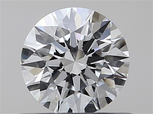 Picture of Natural Diamond 0.44 Carats, Round with Excellent Cut, G Color, VVS2 Clarity and Certified by GIA