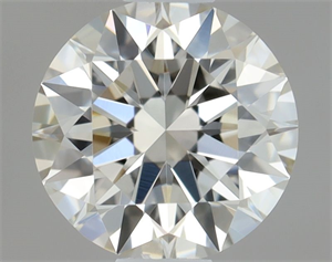 Picture of Natural Diamond 0.40 Carats, Round with Excellent Cut, J Color, IF Clarity and Certified by GIA