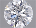 Natural Diamond 0.44 Carats, Round with Excellent Cut, F Color, SI1 Clarity and Certified by GIA