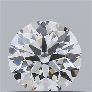 Picture of Natural Diamond 0.40 Carats, Round with Excellent Cut, D Color, VS1 Clarity and Certified by GIA