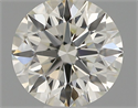 Natural Diamond 0.42 Carats, Round with Excellent Cut, I Color, VS2 Clarity and Certified by IGI