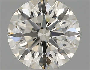 Picture of Natural Diamond 0.42 Carats, Round with Excellent Cut, I Color, VS2 Clarity and Certified by IGI