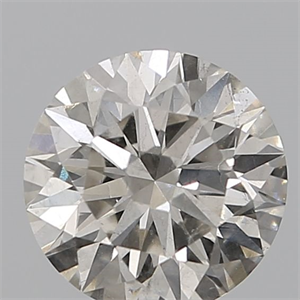 Picture of Natural Diamond 0.72 Carats, Round with Excellent Cut, J Color, SI1 Clarity and Certified by IGI