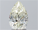 Natural Diamond 2.22 Carats, Pear with  Cut, K Color, VVS2 Clarity and Certified by IGI