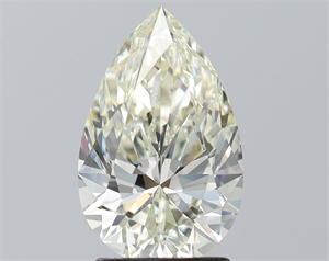 Picture of Natural Diamond 2.22 Carats, Pear with  Cut, K Color, VVS2 Clarity and Certified by IGI