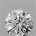 Natural Diamond 0.42 Carats, Round with Excellent Cut, F Color, VVS2 Clarity and Certified by GIA