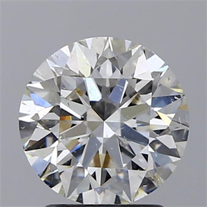 Picture of Natural Diamond 2.02 Carats, Round with Excellent Cut, I Color, SI2 Clarity and Certified by GIA