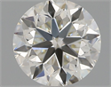 Natural Diamond 0.40 Carats, Round with Very Good Cut, J Color, VS2 Clarity and Certified by GIA