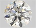 Natural Diamond 3.01 Carats, Round with Excellent Cut, K Color, VS1 Clarity and Certified by GIA