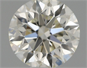 Natural Diamond 0.50 Carats, Round with Excellent Cut, I Color, SI1 Clarity and Certified by IGI