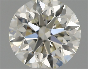 Picture of Natural Diamond 0.50 Carats, Round with Excellent Cut, I Color, SI1 Clarity and Certified by IGI