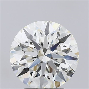 Picture of Natural Diamond 3.02 Carats, Round with Excellent Cut, J Color, SI2 Clarity and Certified by GIA