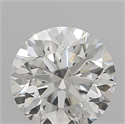 Natural Diamond 0.50 Carats, Round with Very Good Cut, J Color, VS2 Clarity and Certified by GIA