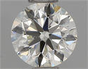 Natural Diamond 0.50 Carats, Round with Excellent Cut, I Color, VS1 Clarity and Certified by IGI