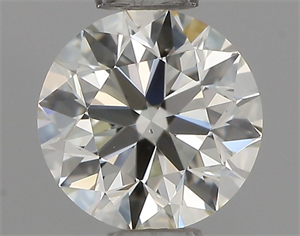 Picture of Natural Diamond 0.50 Carats, Round with Excellent Cut, I Color, VS1 Clarity and Certified by IGI