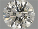 Natural Diamond 0.43 Carats, Round with Excellent Cut, I Color, I1 Clarity and Certified by IGI