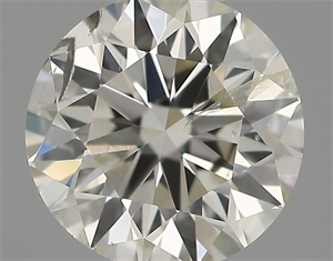 Picture of Natural Diamond 0.43 Carats, Round with Excellent Cut, I Color, I1 Clarity and Certified by IGI