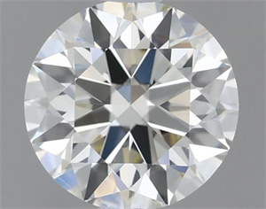 Picture of Natural Diamond 0.55 Carats, Round with Excellent Cut, J Color, VVS2 Clarity and Certified by IGI