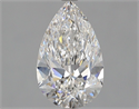 Natural Diamond 1.71 Carats, Pear with  Cut, E Color, SI1 Clarity and Certified by GIA