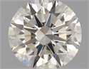 Natural Diamond 0.43 Carats, Round with Excellent Cut, I Color, VS1 Clarity and Certified by IGI