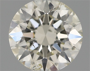 Picture of Natural Diamond 0.50 Carats, Round with Excellent Cut, J Color, SI2 Clarity and Certified by IGI