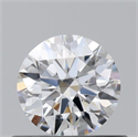 Natural Diamond 0.42 Carats, Round with Excellent Cut, D Color, VVS1 Clarity and Certified by GIA