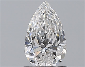 Picture of Natural Diamond 0.70 Carats, Pear with  Cut, D Color, VS2 Clarity and Certified by GIA