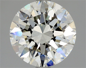 Picture of Natural Diamond 2.01 Carats, Round with Excellent Cut, J Color, VVS1 Clarity and Certified by GIA