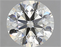 Natural Diamond 2.40 Carats, Round with Excellent Cut, I Color, VVS2 Clarity and Certified by IGI