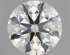 Picture of Natural Diamond 2.40 Carats, Round with Excellent Cut, I Color, VVS2 Clarity and Certified by IGI