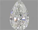 Natural Diamond 0.90 Carats, Pear with  Cut, F Color, SI1 Clarity and Certified by IGI