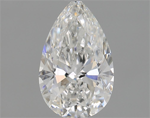 Picture of Natural Diamond 0.90 Carats, Pear with  Cut, F Color, SI1 Clarity and Certified by IGI