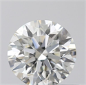 Natural Diamond 0.43 Carats, Round with Excellent Cut, I Color, VS1 Clarity and Certified by GIA