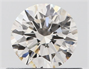 Natural Diamond 0.50 Carats, Round with Excellent Cut, I Color, VS2 Clarity and Certified by GIA