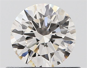 Picture of Natural Diamond 0.50 Carats, Round with Excellent Cut, I Color, VS2 Clarity and Certified by GIA