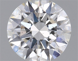 Picture of Natural Diamond 0.40 Carats, Round with Excellent Cut, F Color, SI1 Clarity and Certified by GIA