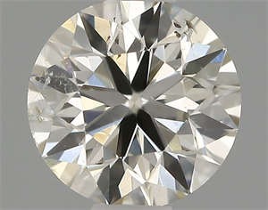 Picture of Natural Diamond 0.50 Carats, Round with Excellent Cut, J Color, SI1 Clarity and Certified by IGI