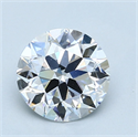 Natural Diamond 1.50 Carats, Round with Excellent Cut, D Color, VS1 Clarity and Certified by GIA