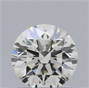 Natural Diamond 0.41 Carats, Round with Excellent Cut, J Color, VS2 Clarity and Certified by GIA