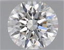 Natural Diamond 0.41 Carats, Round with Excellent Cut, H Color, VS2 Clarity and Certified by GIA