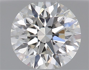 Picture of Natural Diamond 0.41 Carats, Round with Excellent Cut, H Color, VS2 Clarity and Certified by GIA