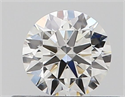 Natural Diamond 0.40 Carats, Round with Excellent Cut, I Color, VVS2 Clarity and Certified by GIA