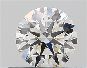 Picture of Natural Diamond 0.40 Carats, Round with Excellent Cut, I Color, VVS2 Clarity and Certified by GIA