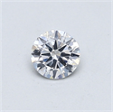 Natural Diamond 0.40 Carats, Round with Very Good Cut, E Color, SI2 Clarity and Certified by GIA