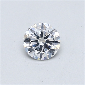 Picture of Natural Diamond 0.40 Carats, Round with Very Good Cut, E Color, SI2 Clarity and Certified by GIA