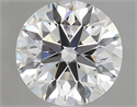 Natural Diamond 1.50 Carats, Round with Excellent Cut, E Color, VVS1 Clarity and Certified by GIA