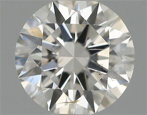 Picture of Natural Diamond 0.50 Carats, Round with Excellent Cut, H Color, SI2 Clarity and Certified by IGI