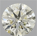 Natural Diamond 0.50 Carats, Round with Very Good Cut, K Color, VS1 Clarity and Certified by IGI