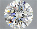 Natural Diamond 2.22 Carats, Round with Excellent Cut, K Color, VVS1 Clarity and Certified by GIA